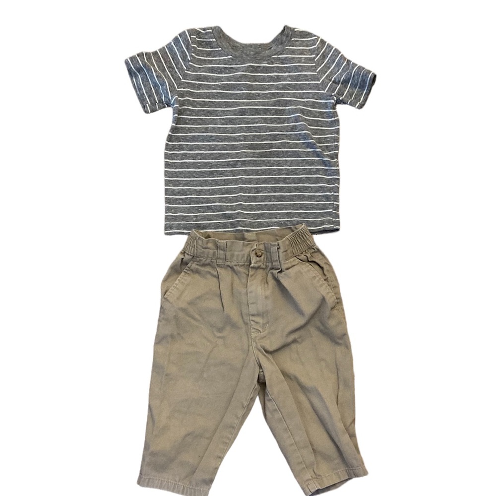 12 Month Tee & Khaki Bundle